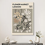 Wandbilder Vintage London Blumenmarkt Poster