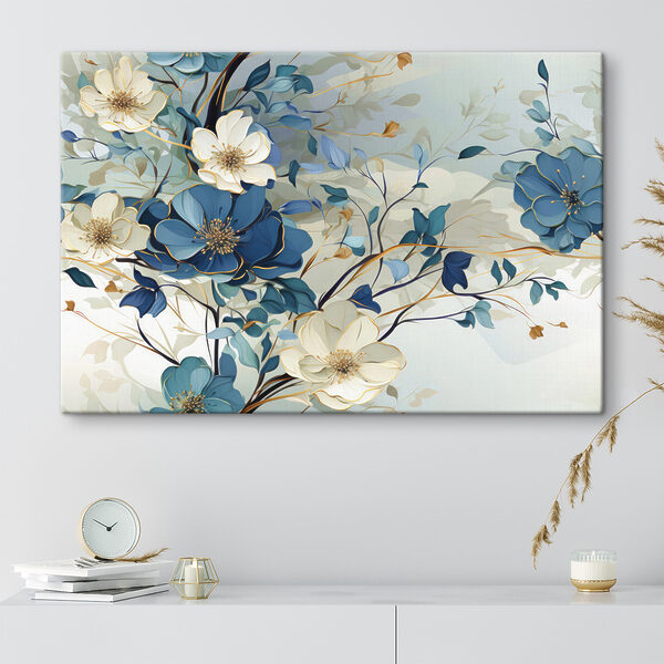Malerei von Blumen und Blättern Wandbilder Malerei von Blumen und Blättern