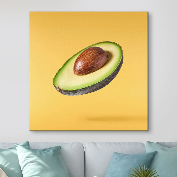 Eine halbierte Avocado Wandbilder Eine halbierte Avocado