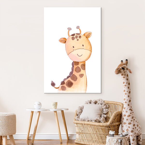 Cartoon Giraffenkopf Wandbilder Cartoon Giraffenkopf