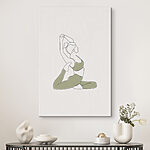 Wandbilder Frau in Yoga-Pose