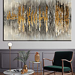 Wandbilder Abstrakte Stadtlandschaft mit reflektierender Symmetrie