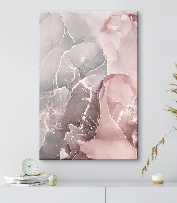 Abstraktes, pastellfarbenes Marmormuster Wandbilder Abstraktes, pastellfarbenes Marmormuster