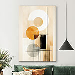 Wandbilder Geometrische Formen in abstrakter Harmonie.