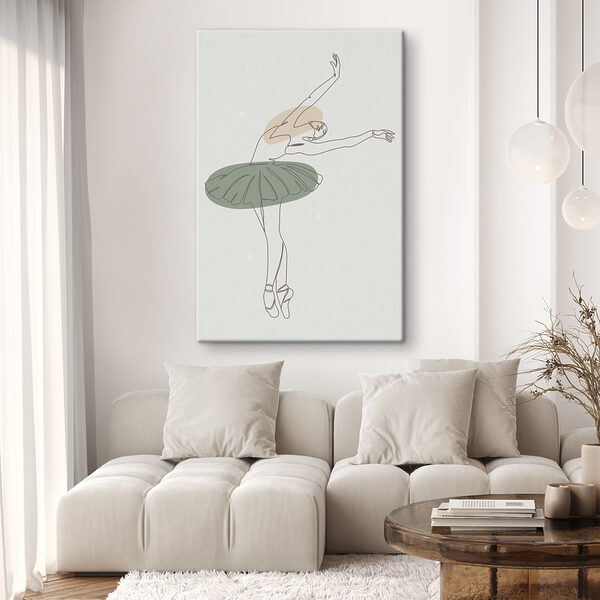 Zeichnung einer Ballerina Wandbilder Zeichnung einer Ballerina