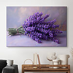 Wandbilder Strauß violetter Blumen