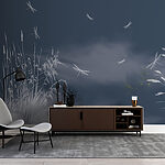 Fototapeten Libellen fliegen in den Himmel