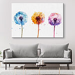 Wandbilder Aquarell einer Pusteblume