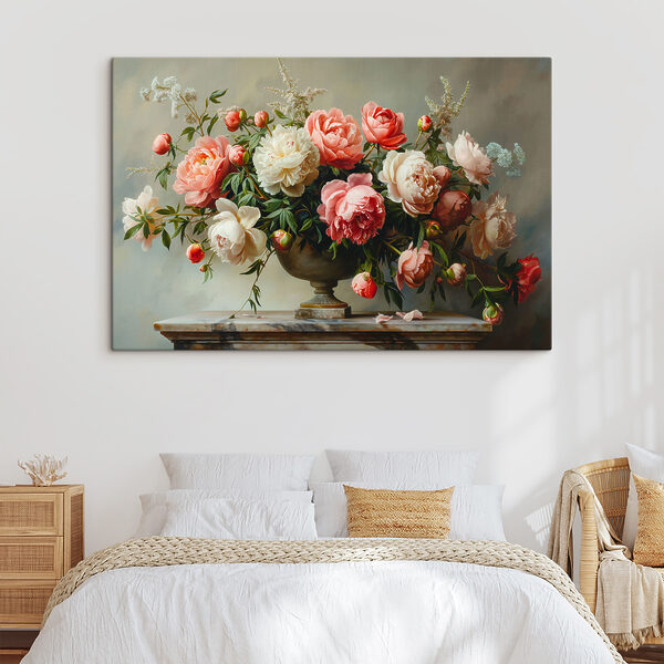 Eleganter Strauß in einer klassischen Vase Wandbilder Eleganter Strauß in einer klassischen Vase