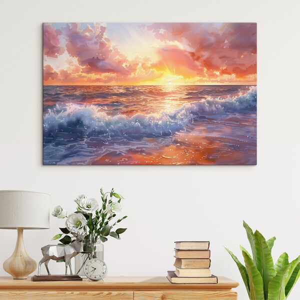 Sonnenuntergang über dem Meer Wandbilder Sonnenuntergang über dem Meer