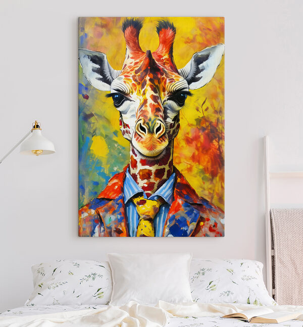 Gemälde einer Giraffe Wandbilder Gemälde einer Giraffe
