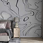 Fototapeten Schwarzer Buchstabe o auf weißem Hintergrund