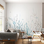 Fototapeten Skurrile Unterwasserszene, sanfte Farbtöne