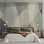 Fototapeten Sich überschneidende Formen und Töne