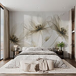 Fototapeten Ätherische Schönheit in floraler Form