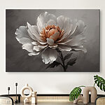 Wandbilder Elegante Blüte in monochromen Tönen