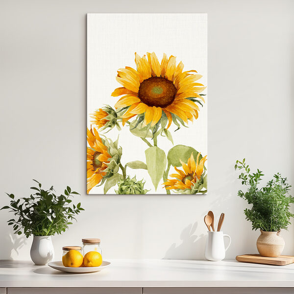 Sonnenbeschienene Blüten erhellen den Tag Wandbilder Sonnenbeschienene Blüten erhellen den Tag