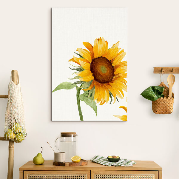 Aquarell einer Sonnenblume Wandbilder Aquarell einer Sonnenblume