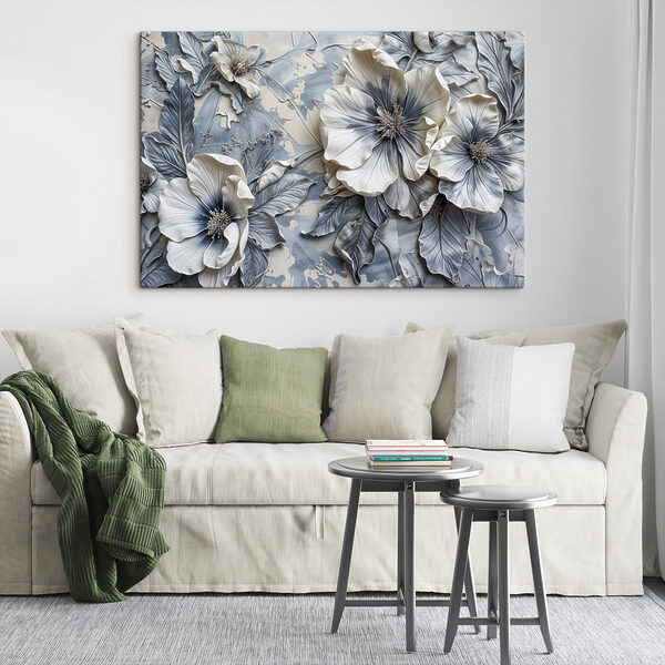 Gruppe von Blumen auf einer Fläche Wandbilder Gruppe von Blumen auf einer Fläche