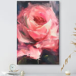 Wandbilder Wirbelwind aus rosa und schwarzen Strichen