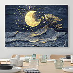 Wandbilder Mond und Baum am Himmel