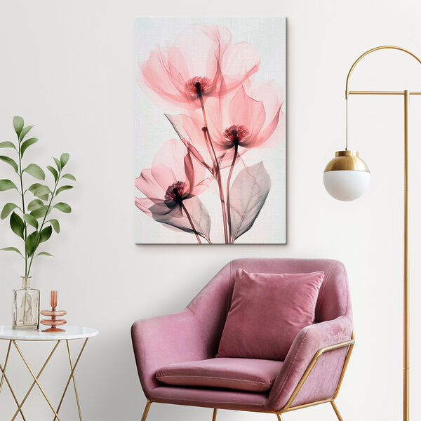 Rosa Blütengeflüster Wandbilder Rosa Blütengeflüster