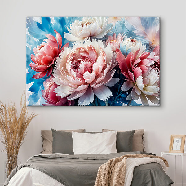 Blüten in surrealen Farbtönen Wandbilder Blüten in surrealen Farbtönen