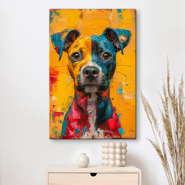 Gemälde eines Hundes Wandbilder Gemälde eines Hundes