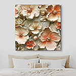 Wandbilder Wand mit Blumen darauf