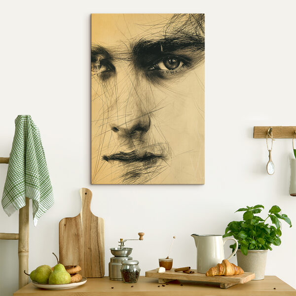 Die Augen flüstern stille Geschichten Wandbilder Die Augen flüstern stille Geschichten