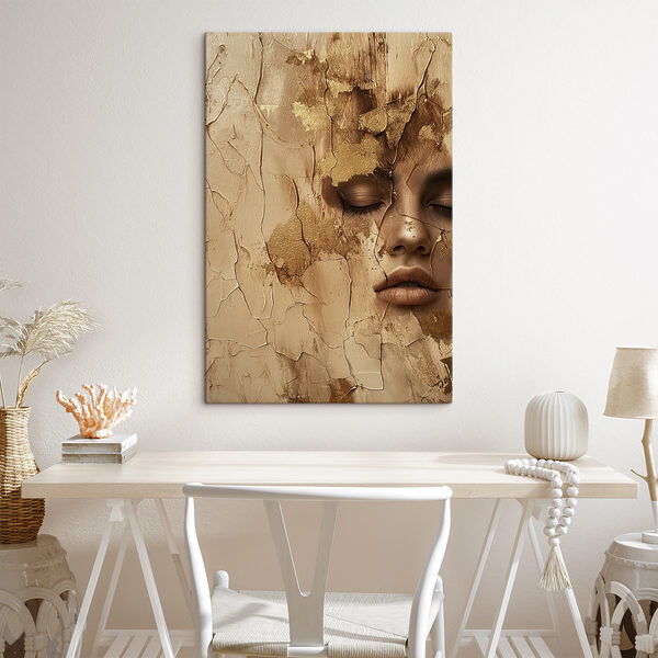 Wandbilder Rissige Schönheit in Ruhestellung