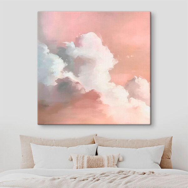 Wandbilder Rosa Himmel mit Wolken