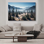 Wandbilder Kaktus in einer Wüste