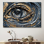 Wandbilder Spiralförmige Eleganz in Metallic-Tönen