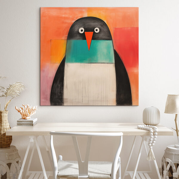 Gemälde eines Pinguins Wandbilder Gemälde eines Pinguins