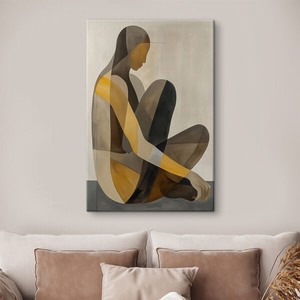 Gemälde einer sitzenden Frau Wandbilder Gemälde einer sitzenden Frau