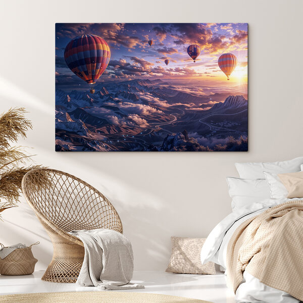 Heißluftballons am Himmel Wandbilder Heißluftballons am Himmel