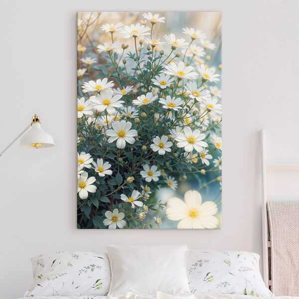 Gruppe von weißen Blumen Wandbilder Gruppe von weißen Blumen