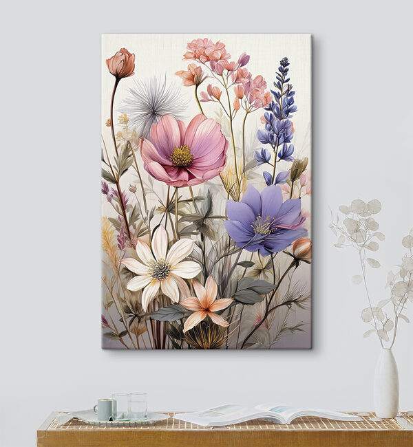 Symphonie floraler Eleganz Wandbilder Symphonie floraler Eleganz