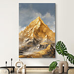 Wandbilder Berg mit Wolken am Himmel