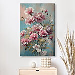 Wandbilder Malerei von rosa Blumen