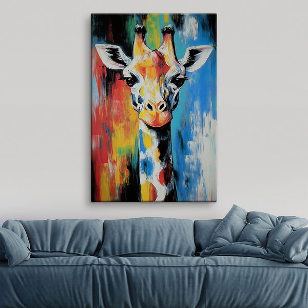 Gemälde einer Giraffe Wandbilder Gemälde einer Giraffe