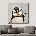 Wandbilder Gemälde eines Pinguins