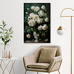 Wandbilder Elegante Rosen in verschnörkelter Vase