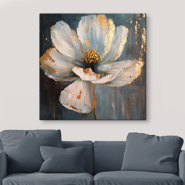 Blasse Blüte in Pracht geschmückt Wandbilder Blasse Blüte in Pracht geschmückt