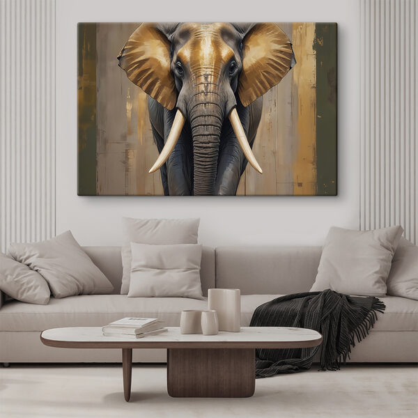 Ein Elefant mit großen Ohren Wandbilder Ein Elefant mit großen Ohren