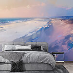 Fototapeten Strand mit Sand und Wasser