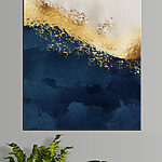 Wandbilder Canvas prints Ocean meets sparkling sunrise waves.