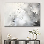 Wandbilder Canvas prints White and gray background