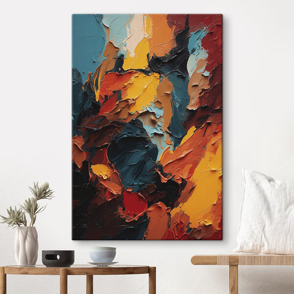Canvas prints Vibrant Emotions in Abstract Swirls Wandbilder Canvas prints Vibrant Emotions in Abstract Swirls